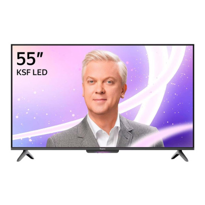 Телевизор Яндекс ТВ Станция Бейсик (Алиса) на YaGPT 55" 4K UHD, 60 Гц, LED (YNDX-00076)
