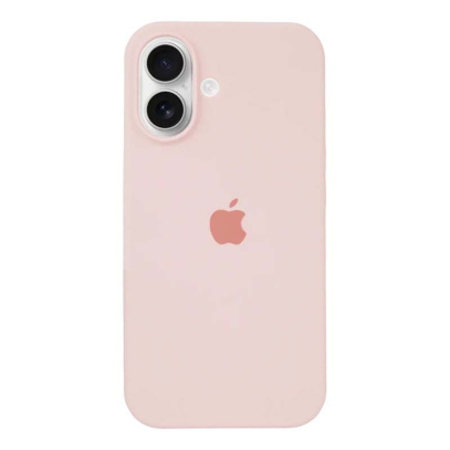 Чехол Silicone Case для Apple iPhone 16 Plus с MagSafe Light Pink, светло-розовый