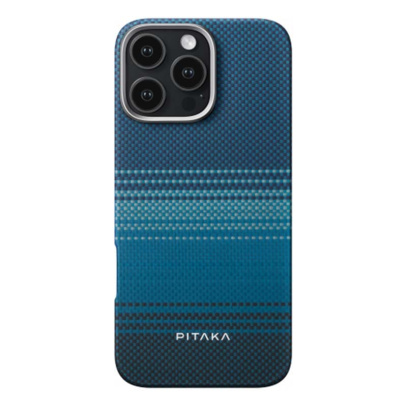 Чехол для iPhone 16 Pro Max Pitaka Tactile Woven Case Moonrise (KI1601MOM)