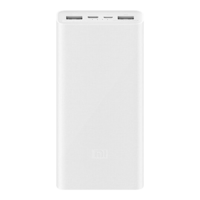 Внешний аккумулятор Xiaomi Mi 20000mAh Power Bank 3 18Вт (PLM18ZM) Белый