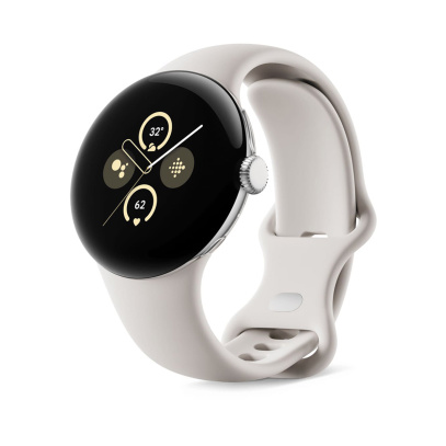 Часы Pixel Watch 2, 41 мм, Wi-Fi, Silver/Porcelain, серебристый