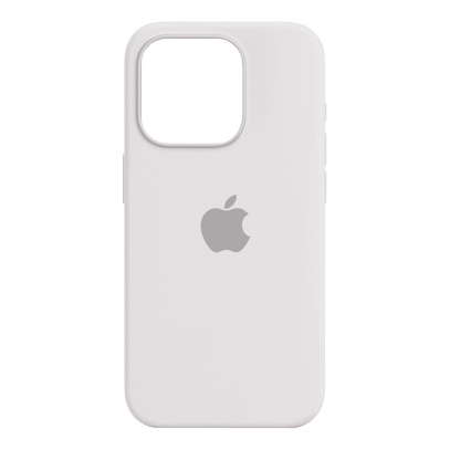 Чехол Silicone Case для Apple iPhone 15 Pro White, Белый
