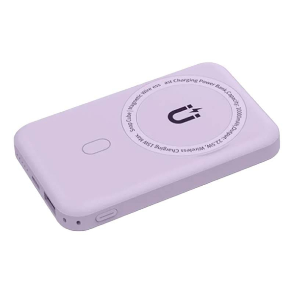 Внешний аккумулятор WiWU Power Bank Snap Cube-SC 10000mAh 22,5 Вт Фиолетовый
