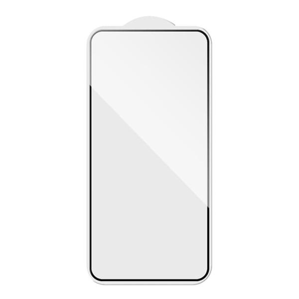 Защитное стекло для Galaxy S24/S25 BLUEO Silk Full cover Anti-Static (с рамкой, антистатик) (WB-S25) Черный