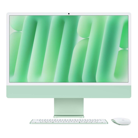 Apple iMac 24" (M4 10C CPU, 10C GPU, 2024) Retina 4,5K, 16Gb, 256Gb SSD (MWUY3) Green, зеленый