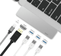 Хаб WiWU USB Type-C HUB 5в1 T6Pro Серый