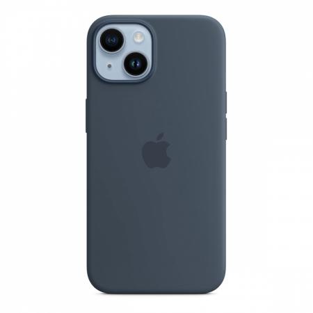 Чехол Silicone Case MagSafe для Apple iPhone 14 Синий Чехол Silicone Case MagSafe для Apple iPhone 14 Синий