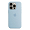 Чехол Silicone Case для Apple iPhone 15 Pro с MagSafe Light Blue, нежно голубой