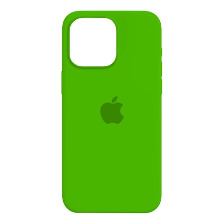 Чехол Silicone Case для Apple iPhone 15 Pro Max Ярко-зеленый