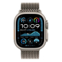 Apple Watch Ultra 2 (2024), 49 мм корпус из титана цвета «Natural», ремешок Titanium Milanese Loop размера S цвета «Natural»