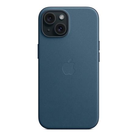 Чехол FineWoven Case для Apple iPhone 15 с MagSafe Pacific Blue, синий