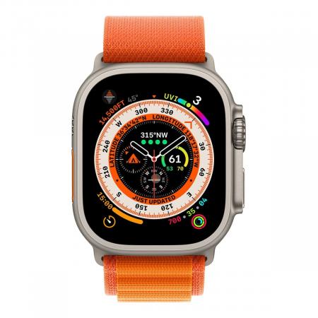 Ремешок для Apple Watch Ultra 42/44/45/49 mm WiWU Alpine Loop Оранжевый