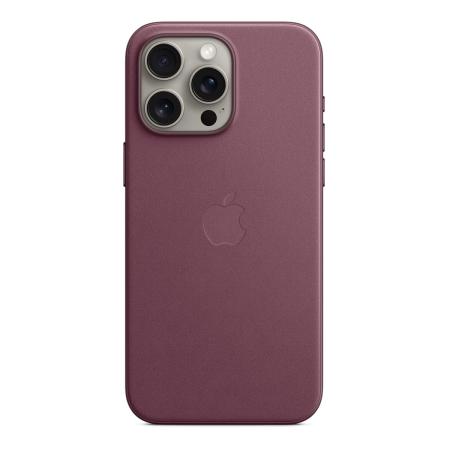 Чехол FineWoven Case для Apple iPhone 15 Pro Max с MagSafe Mulberry, фиолетовый Чехол FineWoven Case для Apple iPhone 15 Pro Max с MagSafe Mulberry, фиолетовый