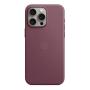 Чехол FineWoven Case для Apple iPhone 15 Pro Max с MagSafe Mulberry, фиолетовый Чехол FineWoven Case для Apple iPhone 15 Pro Max с MagSafe Mulberry, фиолетовый
