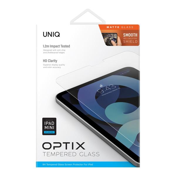 Стекло для iPad Mini 8.3" (2021) UNIQ OPTIX (PDM6(2021)-MATTE) Матовый Прозрачный