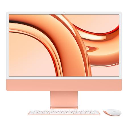 Apple iMac 24" (M3, 8C CPU, 10C GPU, 2023) Retina 4,5K, 8Gb, 512Gb SSD (MQRW3) Оранжевый Apple iMac 24" (M3, 8C CPU, 10C GPU, 2023) Retina 4,5K, 8Gb, 512Gb SSD (MQRW3) Оранжевый