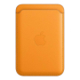 Чехол-бумажник для iPhone K-DOO Leather Wallet MagSafe Жёлтый