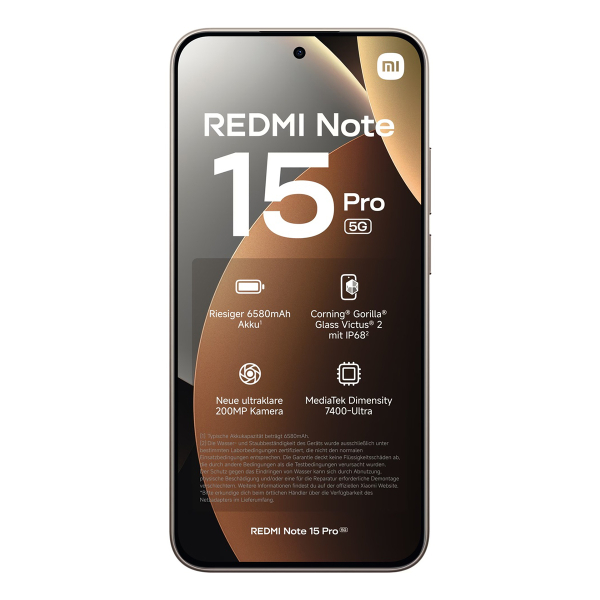 Xiaomi Redmi Note 15 Pro 5G 12/256Gb Titanium Color, титан