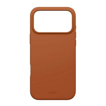 Чехол для iPhone 17 Pro с MagSafe UNIQ LINO (IP6.3P(2025)-LINOMSORG) Sunset Orange, оранжевый