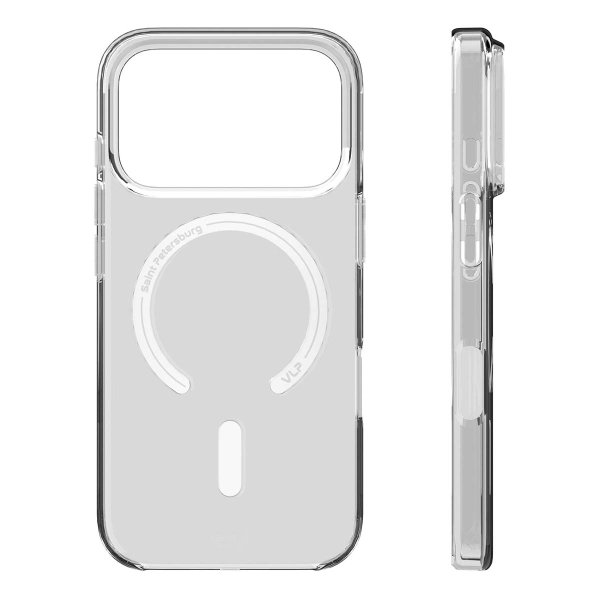 Чехол для iPhone 17 Pro с MagSafe защитный VLP Puro Case Прозрачный