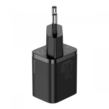 Сетевое зарядное устройство USB Type-C Baseus Super Si Quick Charger 1C 20 Вт EU (CCSUP-B01) Черный Сетевое зарядное устройство USB Type-C Baseus Super Si Quick Charger 1C 20 Вт EU (CCSUP-B01) Черный