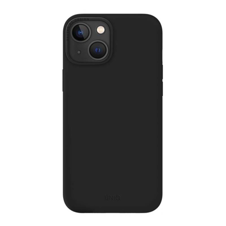 Чехол для iPhone 14 UNIQ Lino (IP6.1(2022)-LINOBLK) Черный Чехол для iPhone 14 UNIQ Lino (IP6.1(2022)-LINOBLK) Черный