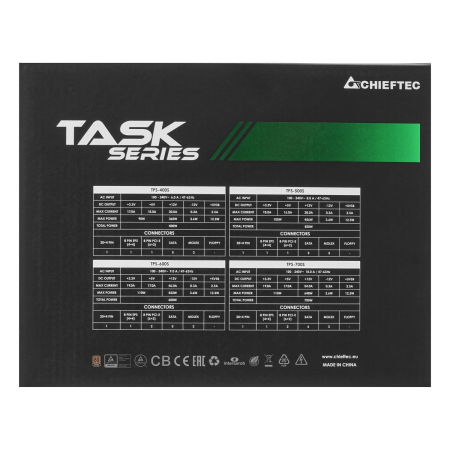 Блок питания Chieftec Task (TPS-700S) Bronze, 700 Вт Чёрный