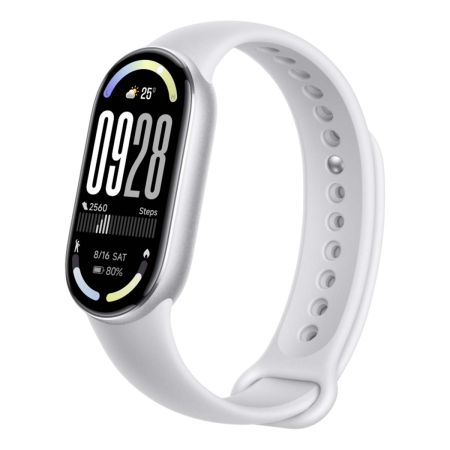 Фитнес браслет Xiaomi Smart Band 10 Glacier Silver Global, серебро