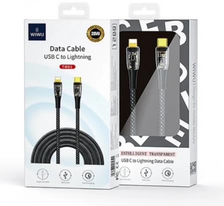 Кабель WiWU Type-C – Lightning Cable, 1,2m (TM01) Черный
