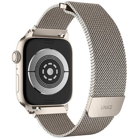 Ремешок UNIQ для Apple Watch 41/40/38 мм Dante Strap Mesh Steel (41MM-DANSLGT) Starlight Ремешок UNIQ для Apple Watch 41/40/38 мм Dante Strap Mesh Steel (41MM-DANSLGT) Starlight