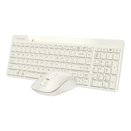 Клавиатуры и мышь беспроводные A4Tech Fstyler FG2300 Air Porcelain, бежевый