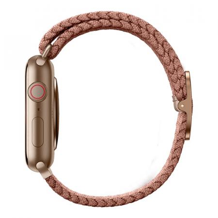 Ремешок UNIQ для Apple Watch 42/44/45 мм ASPEN Strap Braided (44MM-ASPPNK) Розовый Ремешок UNIQ для Apple Watch 42/44/45 мм ASPEN Strap Braided (44MM-ASPPNK) Розовый