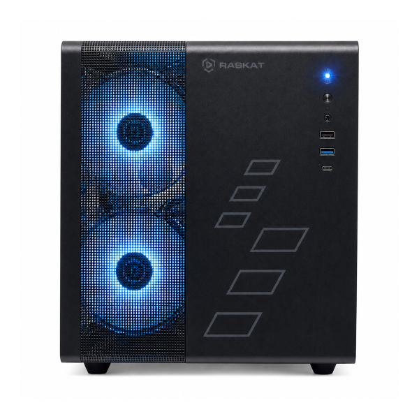 Игровой ПК Raskat Strike 520, Intel Core i5-14400F, NVIDIA RTX 5060 8Gb, 32Gb DDR5, 1Tb SSD, Чёрный