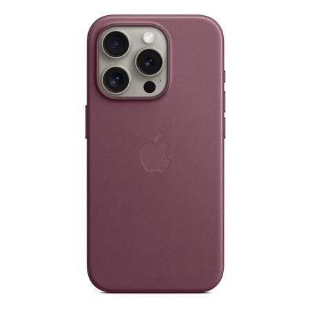 Чехол FineWoven Case для Apple iPhone 15 Pro с MagSafe Mulberry, фиолетовый