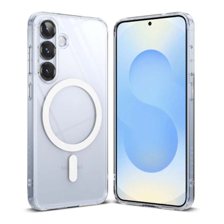 Чехол для Samsung Galaxy S25 Plus с MagSafe KEEPHONE Hybrid PRO Прозрачный