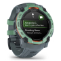 Часы Garmin INSTINCT 3 AMOLED 50мм Neo Tropic, зеленый с серым ремешком