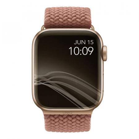 Ремешок UNIQ для Apple Watch 42/44/45 мм ASPEN Strap Braided (44MM-ASPPNK) Розовый Ремешок UNIQ для Apple Watch 42/44/45 мм ASPEN Strap Braided (44MM-ASPPNK) Розовый