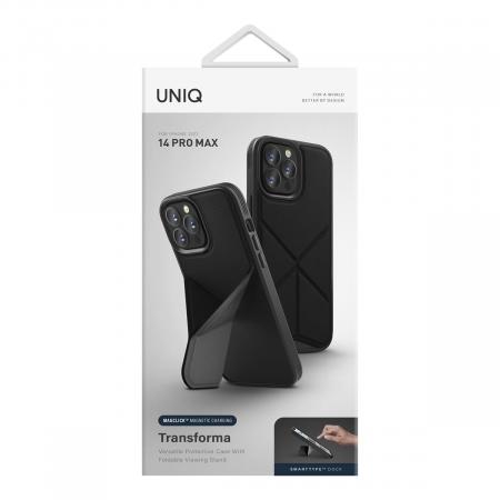 Чехол для iPhone 14 Pro Max с MagSafe UNIQ Transforma (IP6.7PM(2022)-TRSFMBLK) Черный Чехол для iPhone 14 Pro Max с MagSafe UNIQ Transforma (IP6.7PM(2022)-TRSFMBLK) Черный