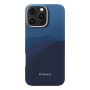 Чехол для Apple iPhone 16 Pro с MagSafe Pitaka Tactile Woven Case StarPeak Over The Horizon (KI1601POTH) Blue, синий Чехол для Apple iPhone 16 Pro с MagSafe Pitaka Tactile Woven Case StarPeak Over The Horizon (KI1601POTH) Blue, синий