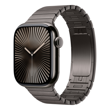 Apple Watch Series 10, 42 мм корпус из титана цвета «Slate», ремешок Link Bracelet цвета «Slate» Apple Watch Series 10, 42 мм корпус из титана цвета «Slate», ремешок Link Bracelet цвета «Slate»