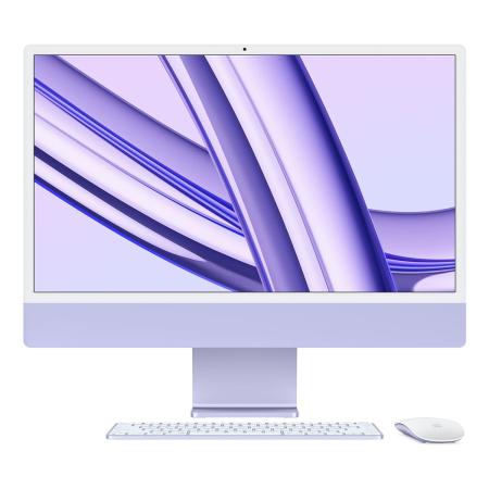 Apple iMac 24" (M3, 8C CPU, 10C GPU, 2023) Retina 4,5K, 8Gb, 512Gb SSD (MQRY3) Фиолетовый Apple iMac 24" (M3, 8C CPU, 10C GPU, 2023) Retina 4,5K, 8Gb, 512Gb SSD (MQRY3) Фиолетовый