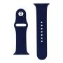 Силиконовый ремешок для Apple Watch 42/44/45 мм Темно-синий Силиконовый ремешок для Apple Watch 42/44/45 мм Темно-синий