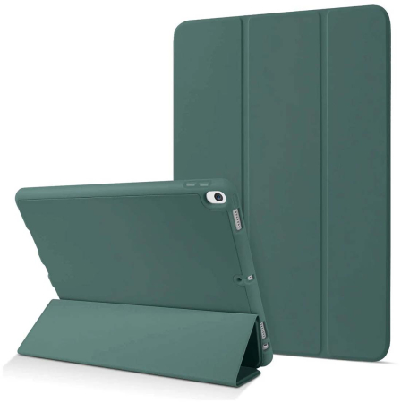 Чехол книжка для iPad Air 11" M2/M3 Gurdini Smart Magnet Series Dark Green, тёмно зелёный
