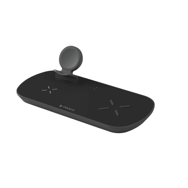 Зарядная станция Deppa 3в1 17,5W (24011) Black, черный