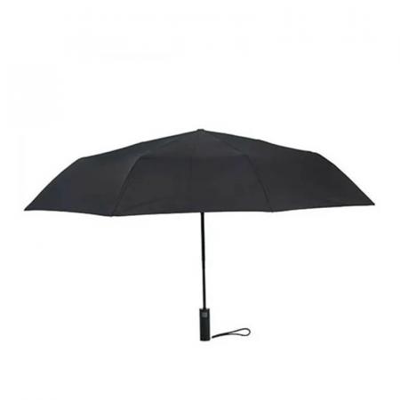 Зонт Xiaomi 90 Points с светодиодным фонариком Automatic Umbrella with LED Flashlight Чёрный