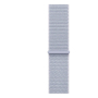 Apple Watch SE (2024), 44 мм корпус из алюминия цвета «Silver», ремешок Sport Loop цвета «Blue Cloud» Apple Watch SE (2024), 44 мм корпус из алюминия цвета «Silver», ремешок Sport Loop цвета «Blue Cloud»