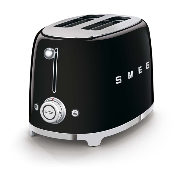 Тостер на 2 ломтика SMEG 50s style (TSF01BLEU) Черный